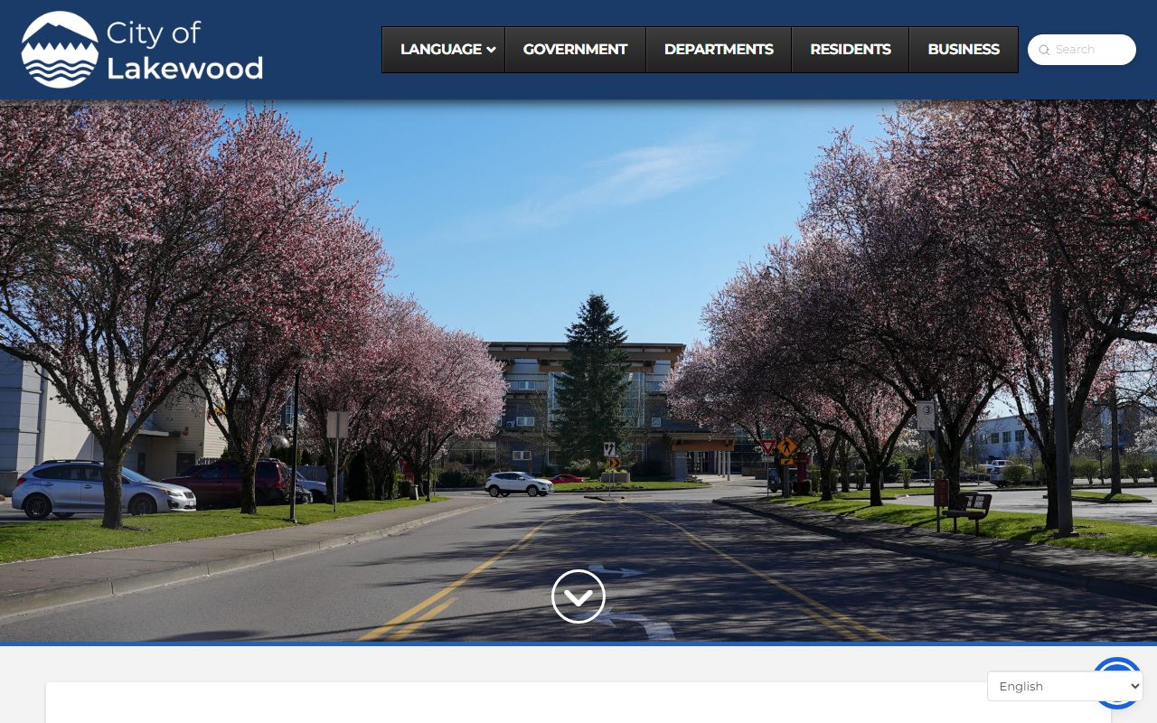 Lakewood Municipal Court website screenshot