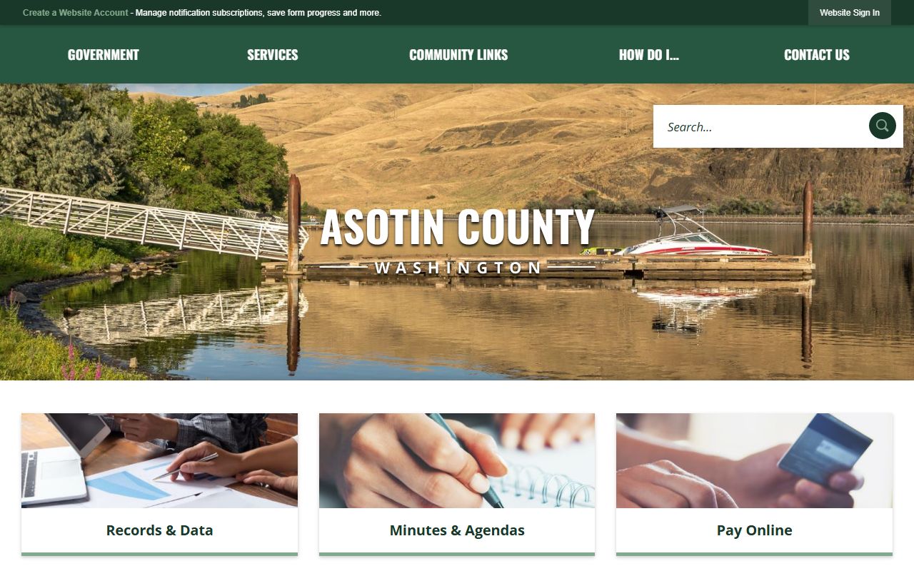 Asotin County Superior Court serving southeastern Washington bankruptcy records research